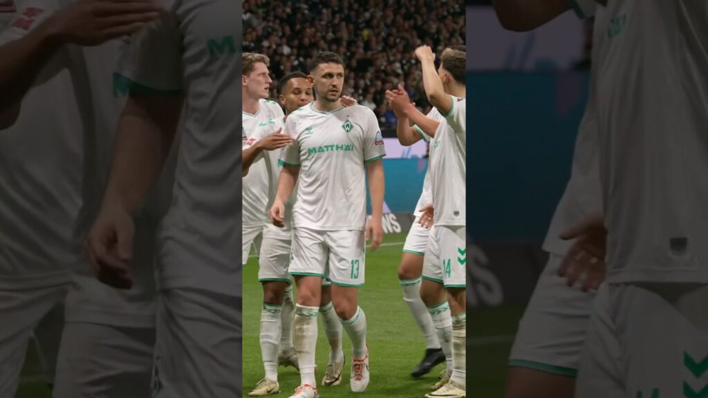 Veljkovic Torjubel live a Boss.😎😎😎#werder #bundesliga #frankfurt