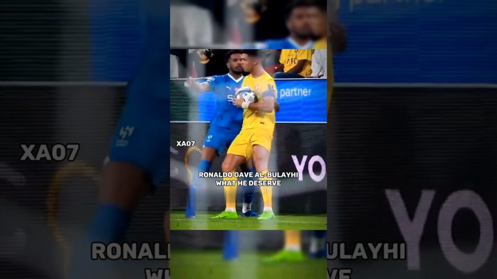 Ronaldo Revenge On Al Bulayhi 🥶😱 #shorts #ronaldo #alnassr #shortsvideo