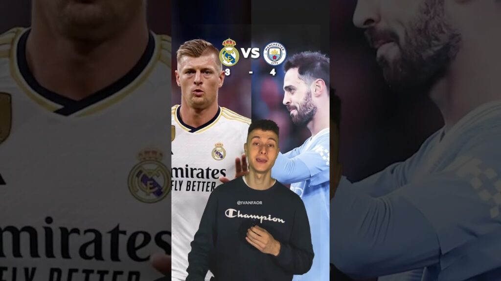 Uno VS Uno Real Madrid y Manchester City #ucl #championsleague #realmadrid #mancity #shorts