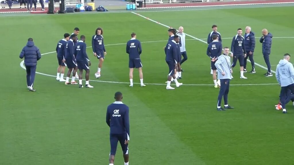Théo Hernandez ● Eduardo Camavinga ● Alphonse Areola ●Training French Team (19/03/2024)