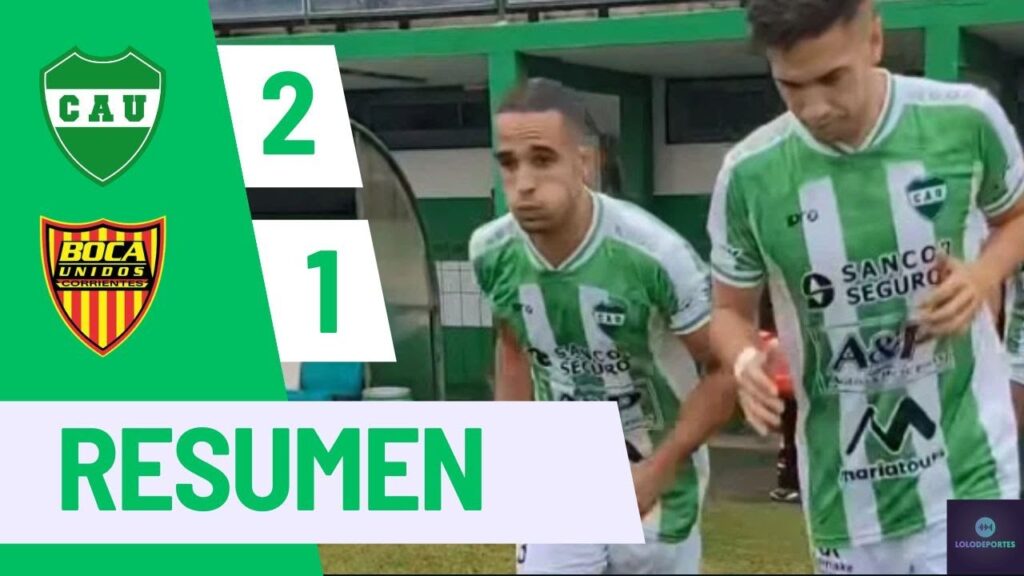 Unión 2 vs 1 Boca Unidos-Resumen-Fecha 4-Federal A