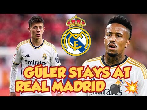 🚨 BREAKING! ARDA GULER HAS NOT ASKED TO LEAVE REAL MADRID 💣 | MILITÃO UNLIKELY TO START VS MAN CITY