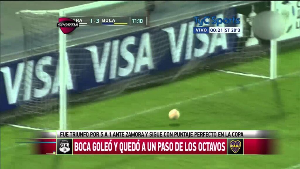 Boca 5 - Zamora 1 Resumen del Partido / Copa Libertadores 2015