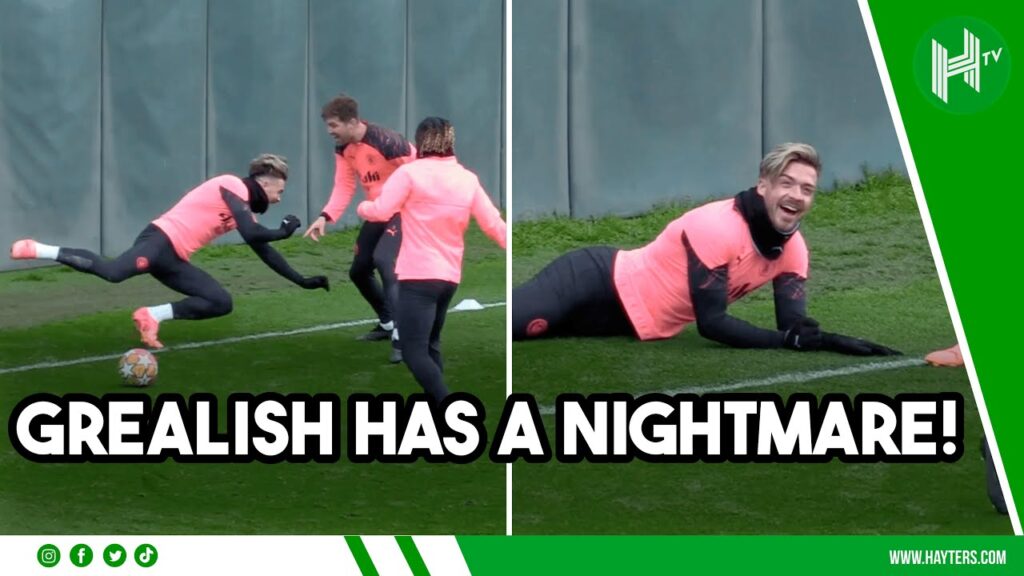 Grealish has a NIGHTMARE in Man City training ahead of Real Madrid 😂