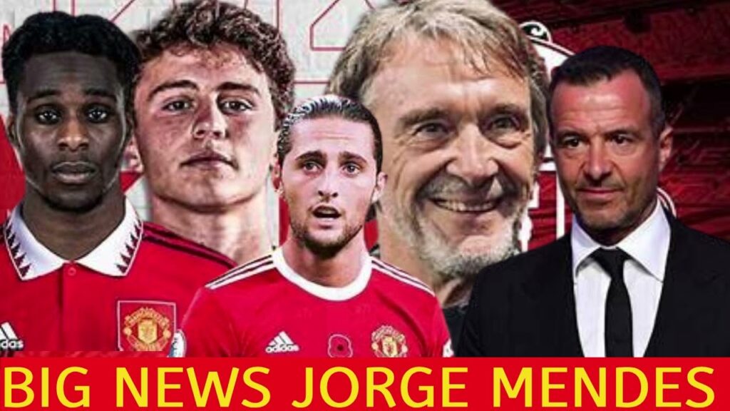 Break in!🔴Man UTD Transfer 🔥 Sir Jim Ratcliffe 'meets' Jorge Mendes to 'discuss' double swoop ✅
