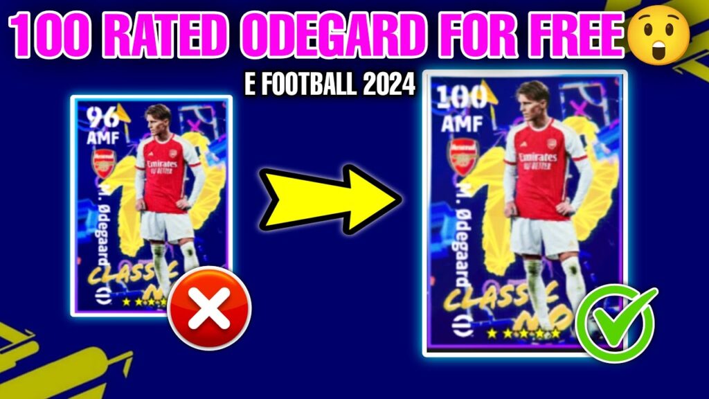 HOW TO TRAIN ODEGAARD 100 RATE MAX LEVEL IN E FOOTBALL🔥 || 2024#efootball #pes #maxlevel