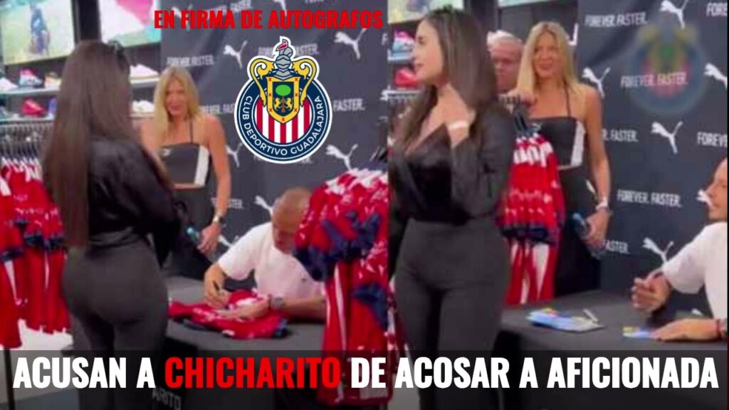 CHIVAS NOTICIAS CHIVAS ACUSAN A CHICHARITO DE FALTAR AL RESPETO A AFICIONADA,  EN FIRMA D AUTOGRAFOS