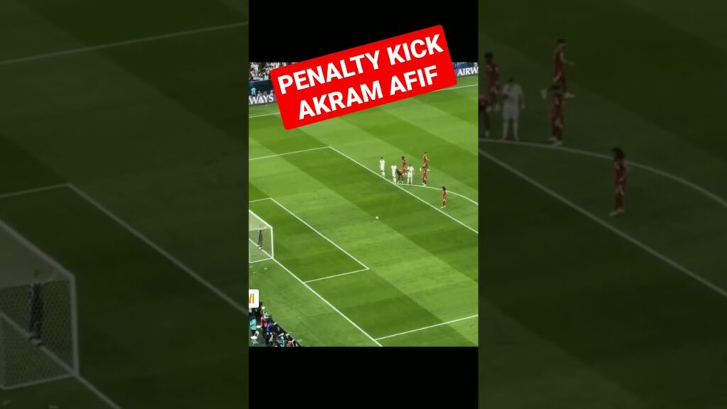 AKRAM AFIF Penalty Kick ‼️ Qatar Unggul 1-0 atas Jordan Final Piala Asia 2024 Qatar #asian #final