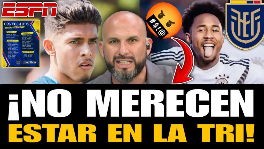 ARTURO MAGALLANES CONTUNDENTE CON LA CONVOCATORIA de Yeboah y Sarmiento a la selección ECUATORIANA