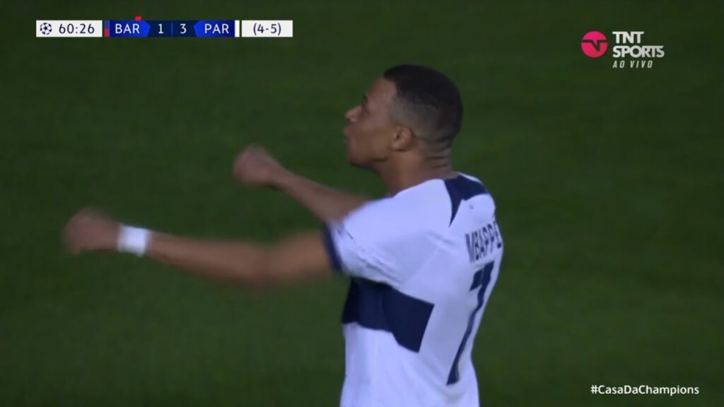 Kylian Mbappé Goal | Barcelona vs PSG 1-3 Highlights Goals | UEFA Champions League 23/24