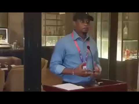 DISCOURS DE SAMUEL ETO'O FILS @ L'ENVOYE DE DIEU  A DOHA .