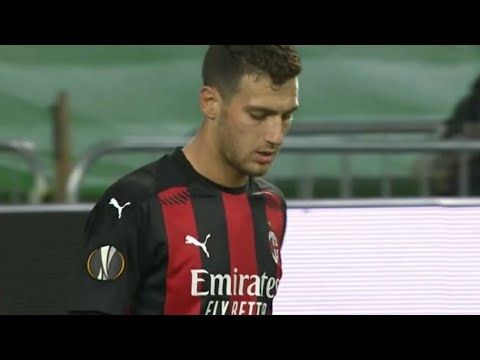 Diogo Dalot debut for AC Milan | Europa League