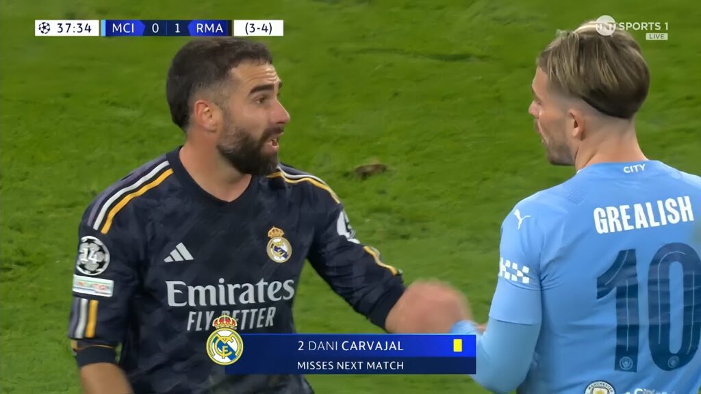 Jack Grealish vs Real Madrid & Dani Carvajal