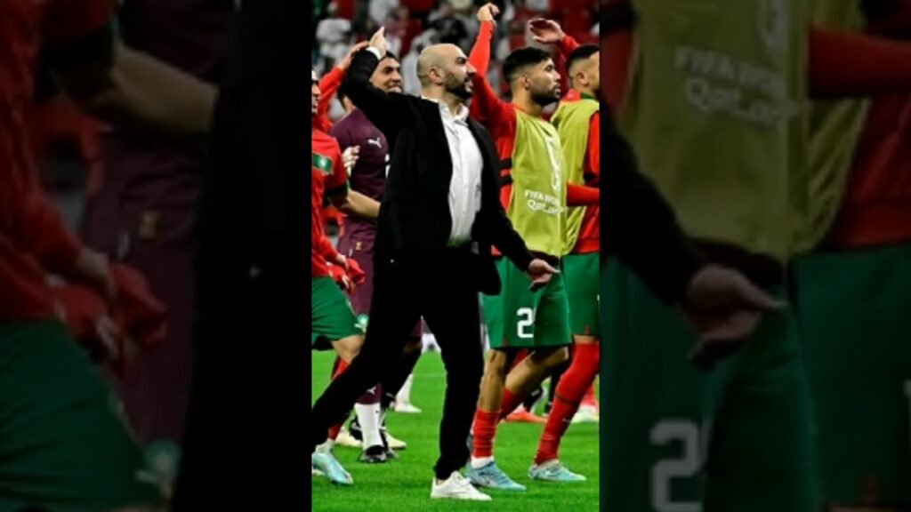 استقبال كبيرا لعناصرالمنتخب المغربي لكرة القدم، بعد وصولها من الديار القطريةاحتفالا بإنجازهاالتاريخ