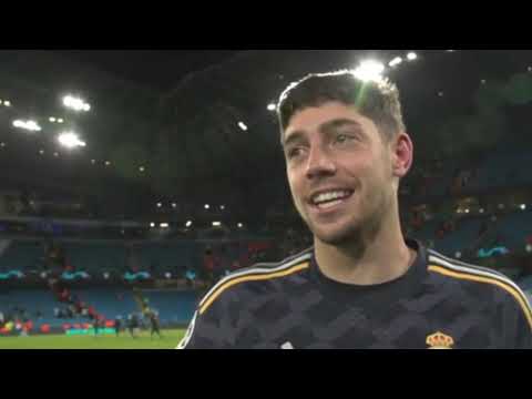 DECLARACIONES DE FEDE VALVERDE TRAS SER MVP DEL PARTIDO Y CLASIFICAR A SEMIFINALES DE CHAMPIONS