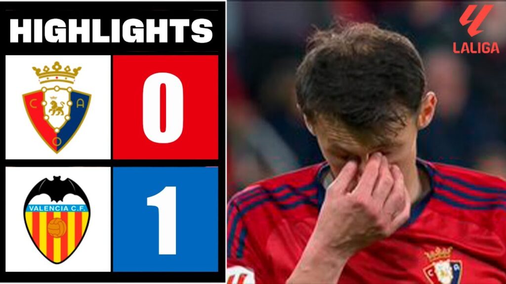 Ante Budimir FALLÓ PENALTI 90+7 | Osasuna vs Valencia 0-1 Resumen y Goles | LaLiga 2023/24