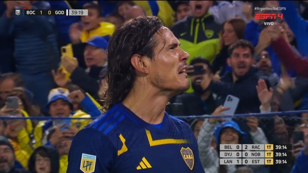 Gol de Edinson Cavani | Boca Juniors vs Godoy Cruz 1-0 Resumen y Goles | Copa de la Liga 2023-24