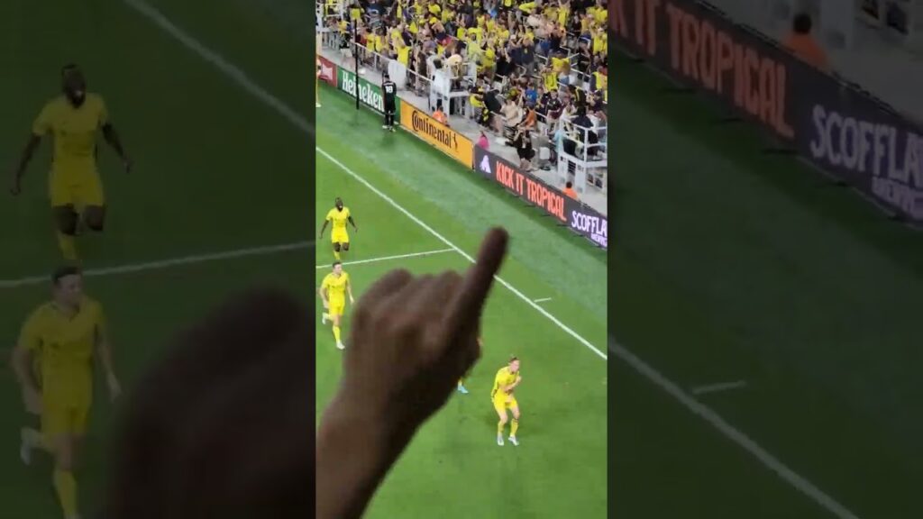 Zimmerman puts Nashville SC in front. Nashville SC vs Austin FC.#shorts #soccer #mls #nashvillesc