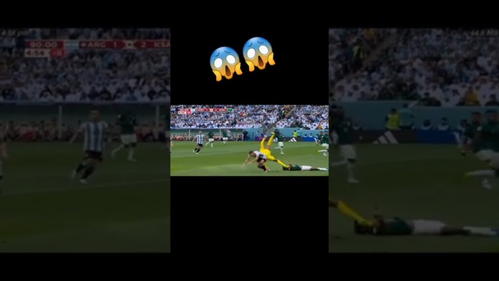 Saudi Arabia Player Seriously Injured 😱