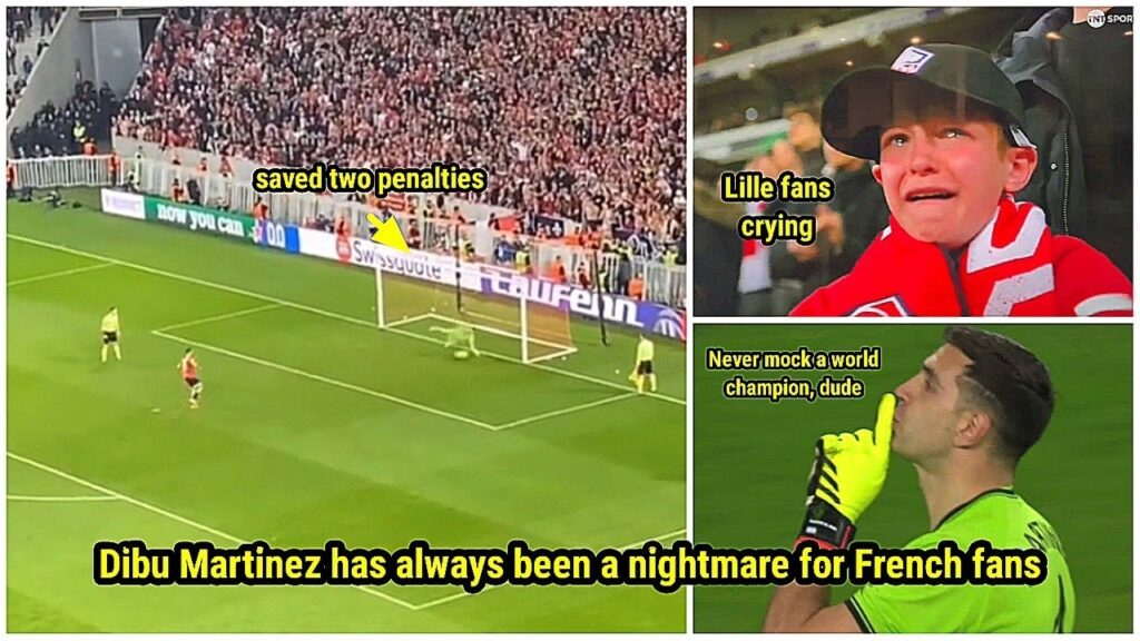 Emiliano Martinez's Epic Revenge: Villa's keeper Shuts Down Booing Lille Fans with Two Penalty Saves