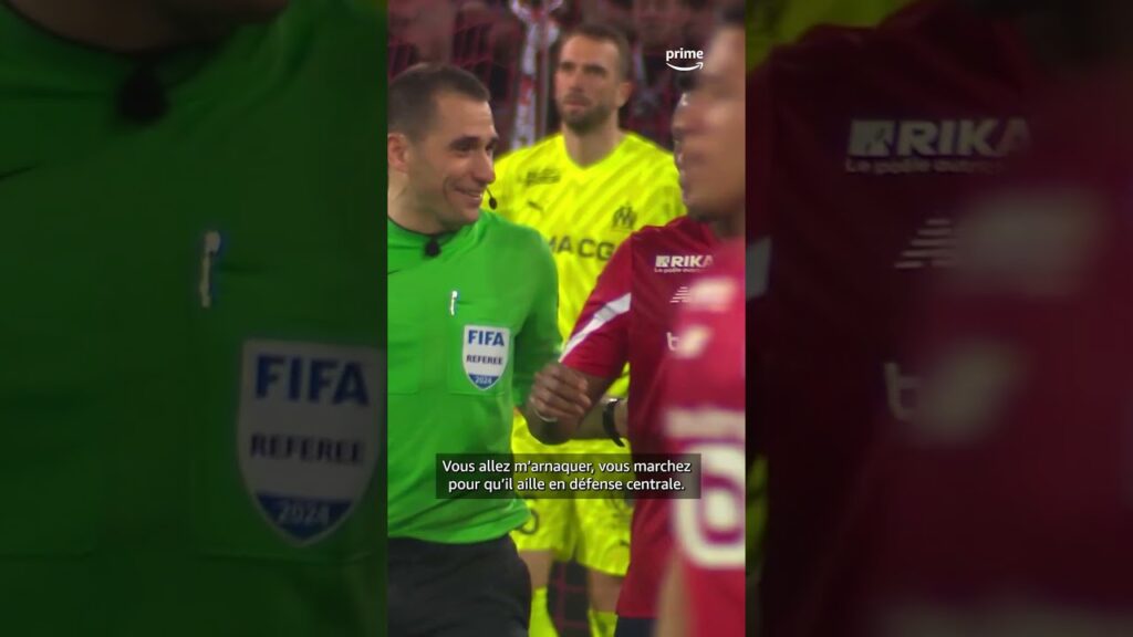 Quand Jonathan David tente d'arnaquer l'arbitre 🤣