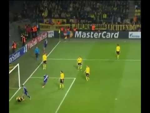 aleksandar mitrovic (rsc anderlecht) nice goal vs borussia dortmund 2014