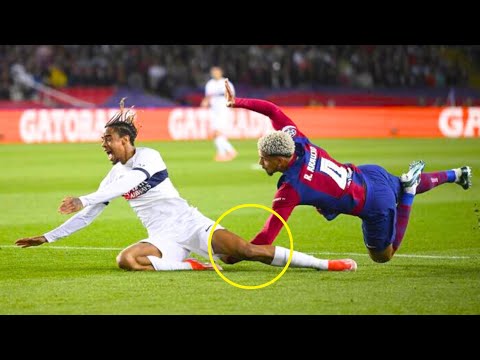 RONALD ARAUJO RED CARD VS PSG!