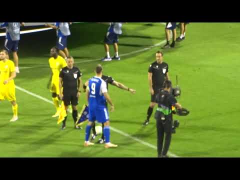 Dinamo - Astana (wrzesień '23): wejście na boisko