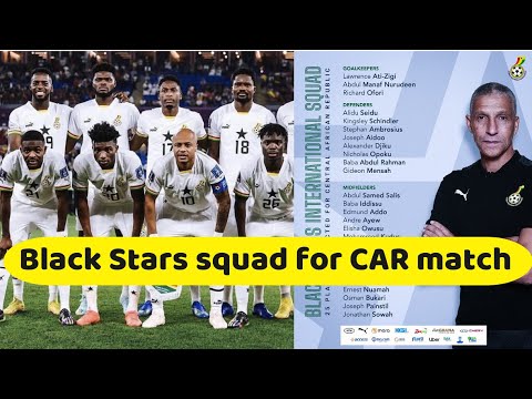 Partey dropped from Black Stars squad to face Central African Republic