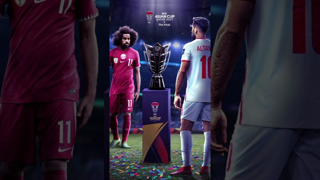 AFC Asian Cup 2024 Finale Tonight🔥 !! Qatar🇶🇦 vs Jordan🇰🇼 !! Football #AFC #asiancup2023 #qatar