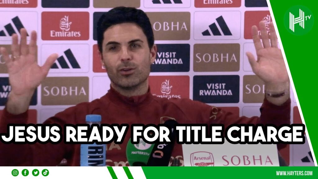 Gabriel Jesus can start EVERY GAME I Mikel Arteta issues title injury boost