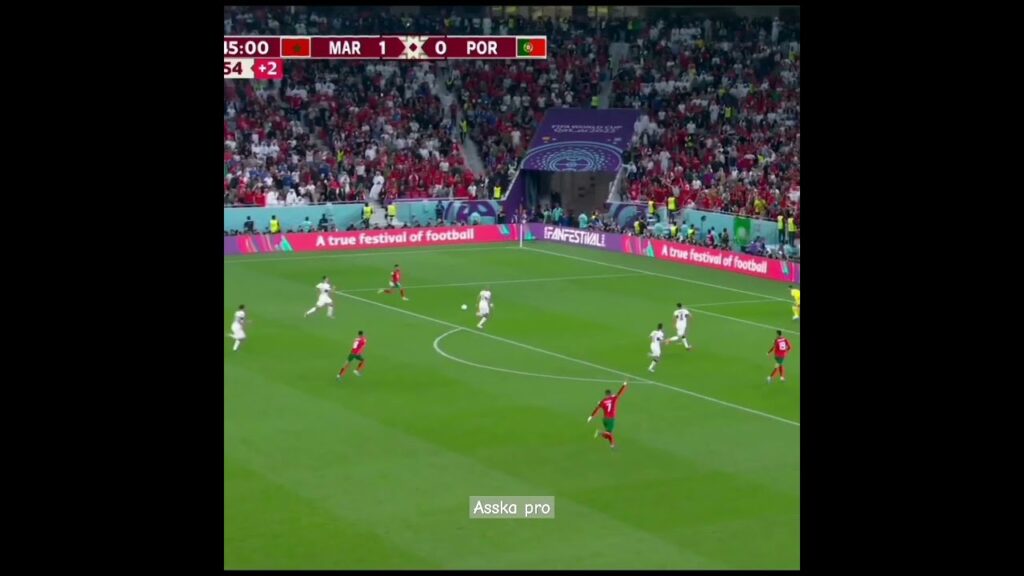فرصة المنتخب المغربي الضائعة ضد البرتغال 🔥