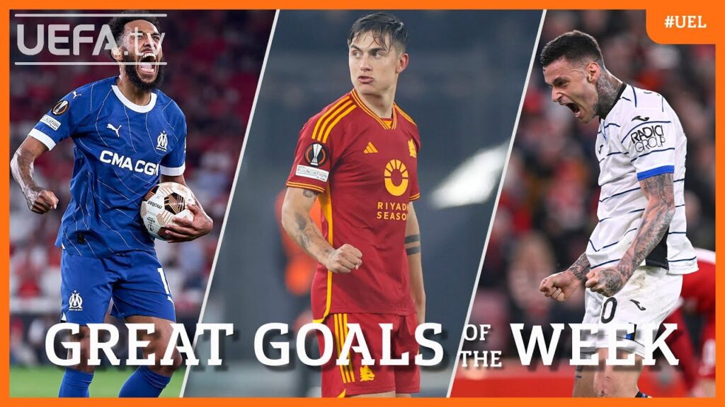 #UEL Great Goals Quarter-Finals | Aubameyang, Dybala, Scamacca...