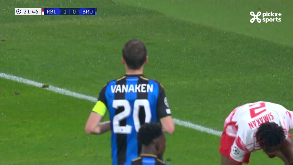 Champions League 28/09/2021 / Goal Vanaken against RB Leipzig