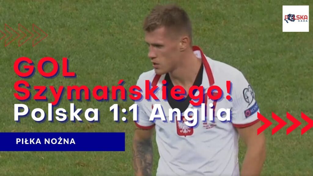 GOL Szymańskiego! POLSKA 1: 1 ANGLIA |  Asysta Lewandowskiego  | Stadion Narodowy