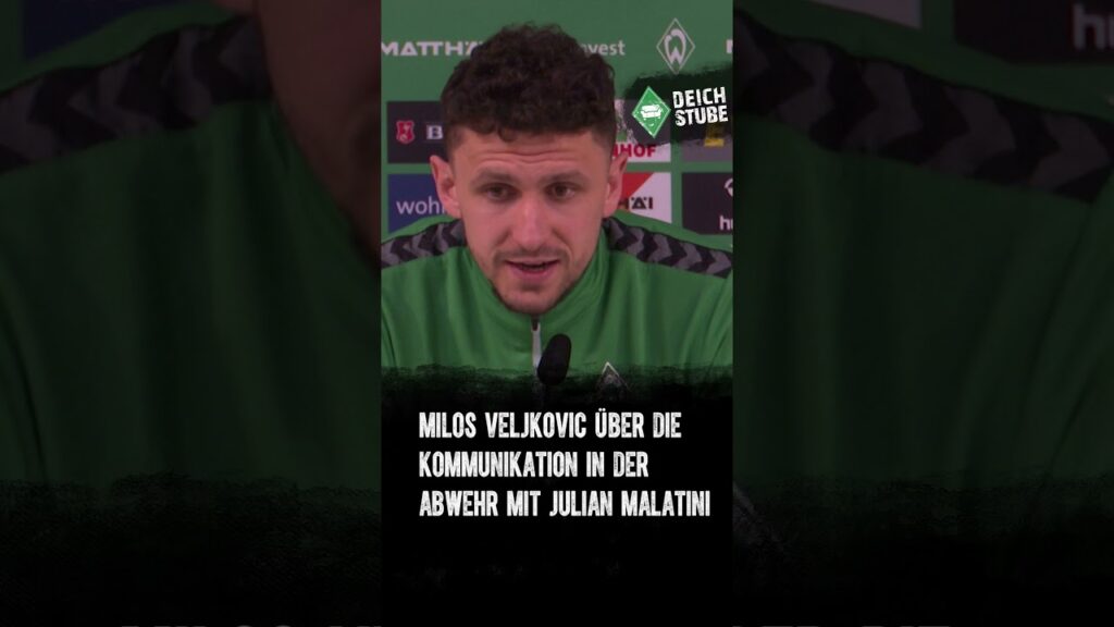 Werder/Veljkovic über Malatini #werder #bundesliga #pk