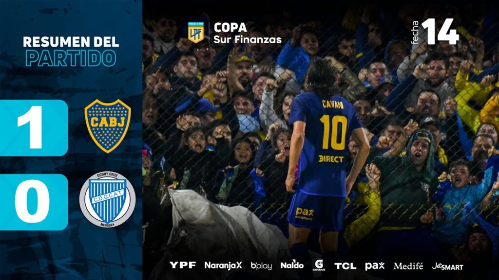 BOCA 1 - 0 GODOY CRUZ I Resumen del partido I #CopaSurFinanzas 2024