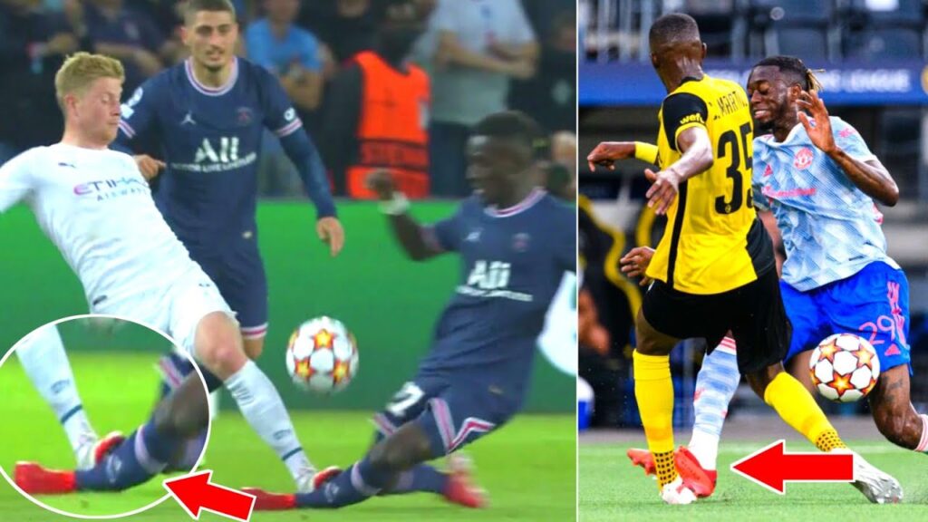 Kevin De Bruyne Tackle on Idrissa Gueye ; Potential Red card ? "AWB Tackle" ! VAR failed ?