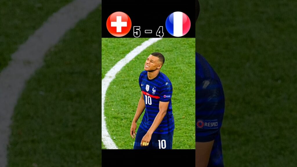 France vs Switzerland UEFA Euro 2020 Round of 16 Penalty Shootout #football #youtube #shorts