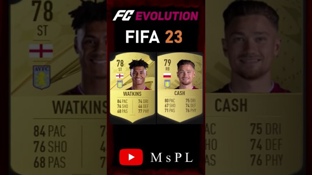 WATKINS VS MATTY CASH EVOLUTION ON EA FC #shorts
