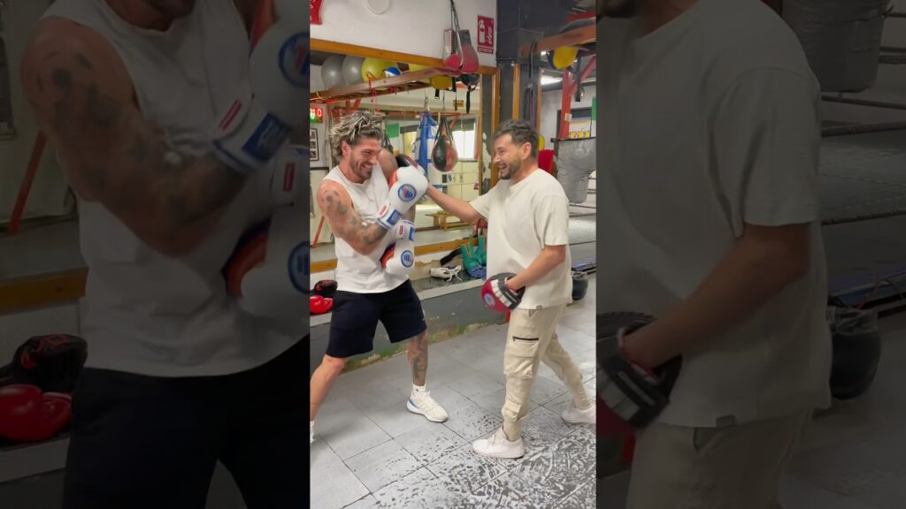 Rodri De Paul entrenando⚽️🥊🇦🇷 #boxeo #futbol #fitness
