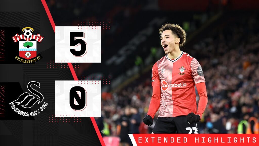 EXTENDED HIGHLIGHTS: Southampton 5-0 Swansea City | Championship