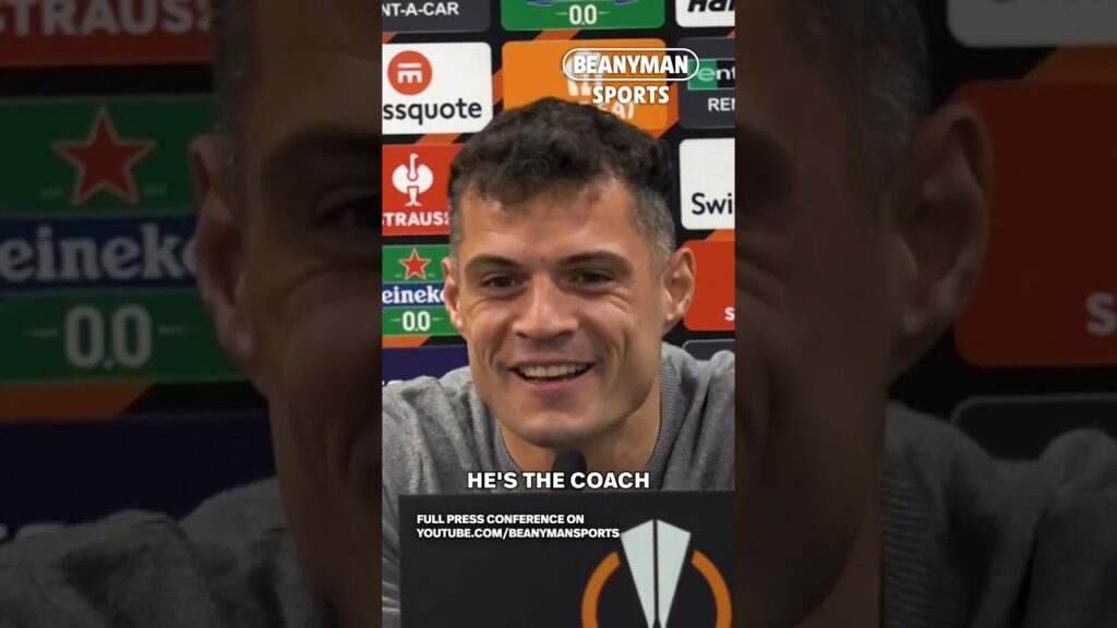 'We have two screens so we can watch both!' 😂 | Granit Xhaka on Arsenal and Real Madrid games