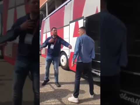 Ajax player Steven Berghuis has just punched a FC Twente fan | Madness! 😨 #shorts