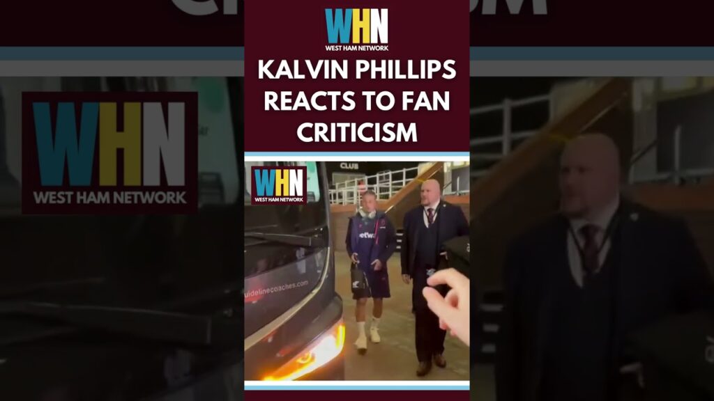 KALVIN PHILLIPS REACTS TO FAN CRITICISM AFTER THE NEWCASTLE GAME #westham #premierleague #football