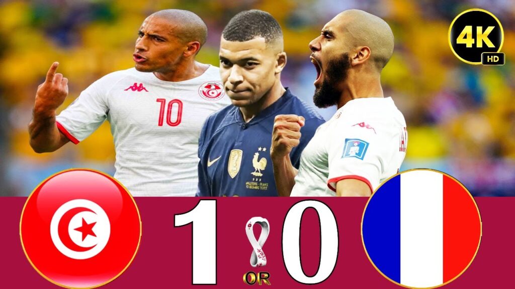 Tunisie vs France 1-0 🔥 Tunisie renverse la France Coupe du Monde 2022 💯 4K Tunisie vs France 1-0 🔥 Tunisie renverse la France Coupe du Monde 2022 💯 4K