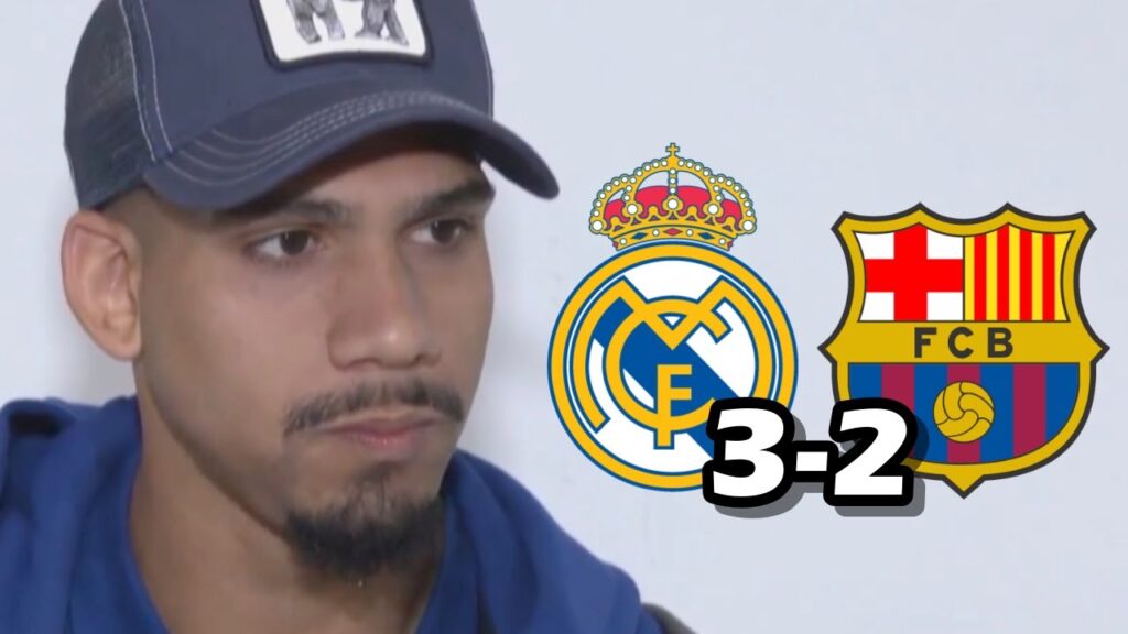 LA REACCION DE RONALD ARAUJO TRAS LA DERROTA EN EL CLASICO REAL MADRID 3-2 FC BARCELONA
