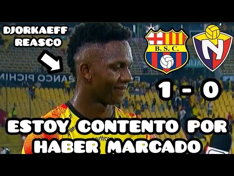 BARCELONA 1 VS NACIONAL 0 DJORKAEFF REASCO ESTOY MUY FELIZ POR MARCAR Y DARLE ALEGRIA A LA HINCHADA