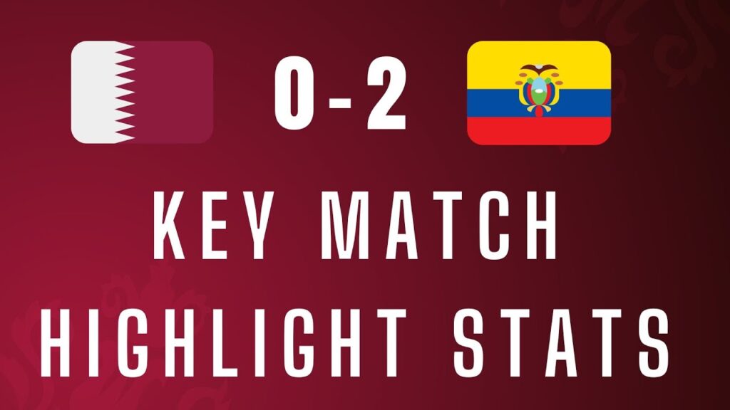 Qatar vs Ecuador 0-2 Extended Match Highlights Stats 2022