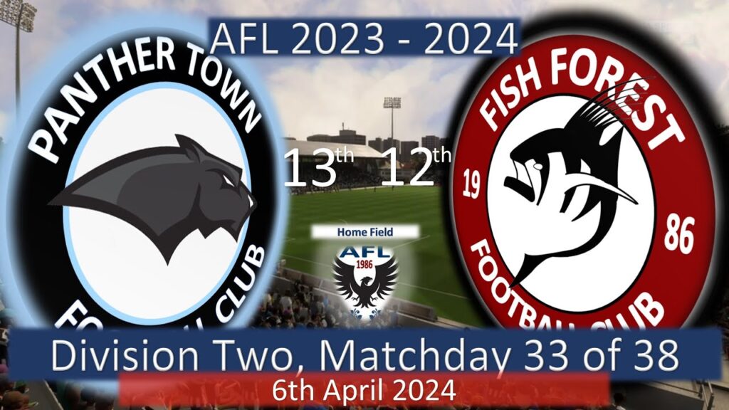 2023 - 2024 Division Two MD33, Panther Town v Fish Forest